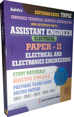 TNPSC Combined Technical Services Exam (Non-Interview Post) – Assistant Engineer (Electrical) PAPER II (Subject Paper EEE) – A Complete Guide(Paperback, M.Presh Nave, B.E., M.Tech., D.I.D. Arch)