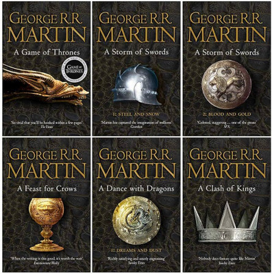 A Song Of Ice And Fire - A Game Of Thrones: The Complete Boxset Of 7 Books(Paperback, George R R Martin)