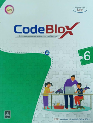 Codeblox An Integrated Learning Approach To Joyful Learning Class 6(Pepper back, Kips learning)