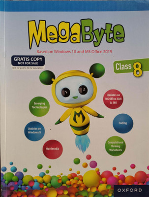 Megabyte Based On Windows 10 And MS Office 2019 Class 8(Pepper back, Oxford)