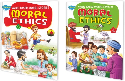 Set Of 2 Story Books, Value-Based Moral Stories Moral Ethics–3 And Value-Based Moral Stories Moral Ethics–4(Paperback, Manoj Publications Editorial Board)