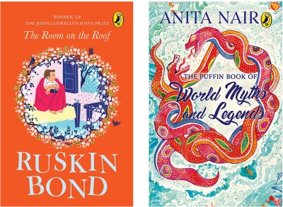 The Puffin Book Of World Myths And Legends Anita Nair & The Room On The Roof By Ruskin Bond (Set Of 2 Books)(Paperback, NAIR, ANITA)