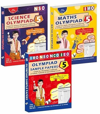 National Science Olympiad - Class 5 + International Maths Olympiad - Class 5 + Olympiad Sample Paper - Class 5 (With OMR Sheets)(Paperback, Shraddha Singh, Shikha Gupta, V&S Editorial Board)