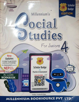 Millennium Social Studies For Junior Class 4(Pepper back, Sushmita dutt)