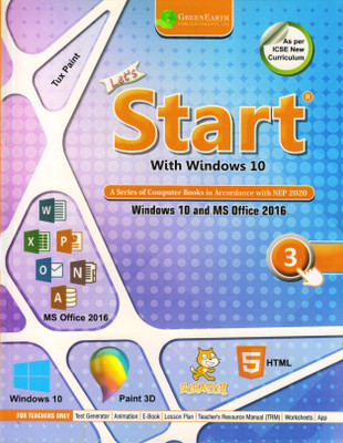 Let's Start With Windows 10 For ICSE Class - 3(Paperback, Geetanjali Sehgal)