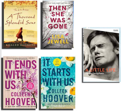 Ayazbooks Combo;- A Thousand Splendid Suns & She Was Gone & It Start With Us & It End With Us & A Little Life ( English Pack 5 )(Paperback, Colleen Hoover, haled Hosseini, Lisa Jewell)