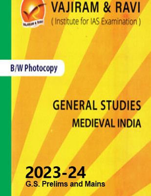 Vajiram & Ravi Medieval India History Book For IAS General Studies(GS)-Yellow Book Prelims & Mains 2023-24 Printed Notes- English (Photocopy B/W Study Material) (Paperback Vajiram & Ravi Photocopy)(Paperback, Vajiram & Ravi) Vajiram & Ravi Medieval India History Book For IAS General Studies(GS)-Yellow Book Prelims & Mains 2023-24 Printed Notes- English (Photocopy B/W Study Material) (Paperback Vajiram & Ravi Photocopy)(Paperback, Vajiram & Ravi)