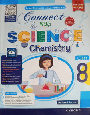 Connect With Science Chemistry Class 8(Pepper back, Dr preeti saxena)