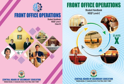 FRONT OFFICE OPERATION CLASS 9 And 10 CBSE BOOK A Combo Pack Set Of Two Book Useful For CBSE/NCERT And State Board Exam(Paperback, CBSE)