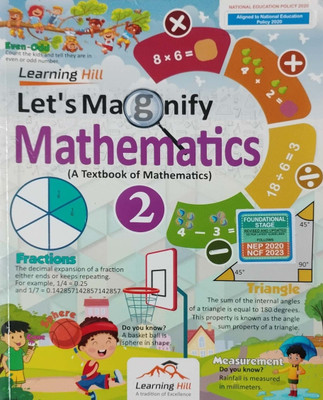 Let Magnify Mathmatics A Textbook Of Mathematics Class 2(Pepper back, Asha ashok)