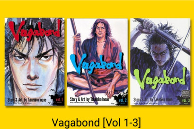 VAGABOND Vol. 1-3 [Latest Edition] Manga Combo Set(Paperback, Takehiko Inoue)
