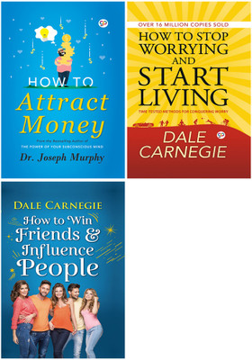 How To Attract Money + How To Stop Worrying And Start Living + How To Win Friends And Influence People (Hardback)(Hardcover, General Press)