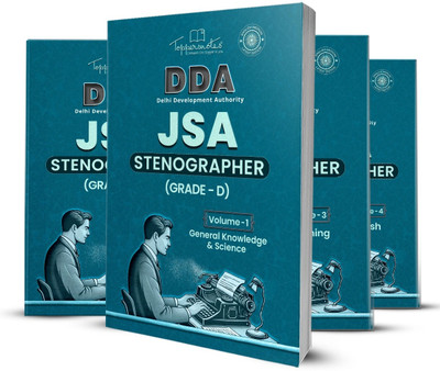 ToppersNotes Delhi Development Authority (DDA) JSA/Stenographer Exam Preparation Study Material Notes In English Medium Set Of Books, Latest Edition(Perfect Paperback, TOPPERSNOTES)
