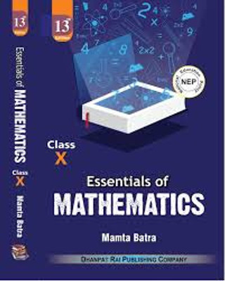 Essentials Of Mathematics Class-X By Mamta Batra | 2025-26 Examination |(Paperback, MAMA BATRA)