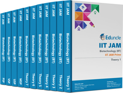 IIT JAM Biotechnology Book For 2023 Theory And Test Series With Previous Year Solved Question Paper (Set Of 11 Books) [paperback] - Latest Edition By Eduncle(Paperback, Eduncle)