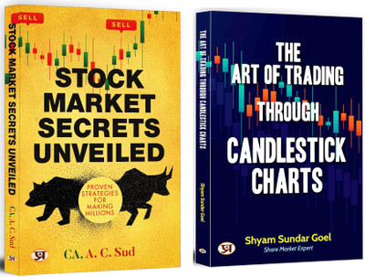 Stock Market Secrets Unveiled: Proven Strategies For Making Millions + The Art Of Trading Through Candlestick Charts | Decode Market Trends & Unleash Profitable Trading Strategies | Market Trends | Smart Investing (Set Of 2 Books In English)(Paperback, CA, A. C. Sud, Shyam Sundar Goel) Stock Market Secrets Unveiled: Proven Strategies For Making Millions + The Art Of Trading Through Candlestick Charts | Decode Market Trends & Unleash Profitable Trading Strategies | Market Trends | Smart Investing (Set Of 2 Books In English)(Paperback, CA, A. C. Sud, Shyam Sundar Goel)