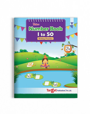 Blossom Number Writing Book For Kids 1 To 50 | 5 To 7 Year Old | Practice Numbers And Learn Number Names With Pictures | Includes Fun Activities For Primary Children | 54 Practice Boxes For Each Number(Paperback, Content Team at Target Publications)