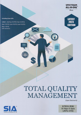 Total Quality Management (Open Elective-III) B.Tech IV-Year II-Sem JNTU-Hyderabad Latest 2023 Edition(Paperback, SIA Publishers & Distributors Pvt Ltd)