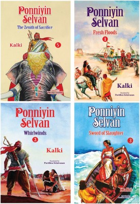 Ponniyin Selvan (Fresh Floods, Whirling Wind, Sword Of Slaughter & The Zenith Of Sacrifice)(Paperback, Kalki)