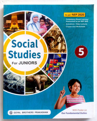 Social Studies For Juniors Class-5(Paperback, T. BHATTACHARJEE)
