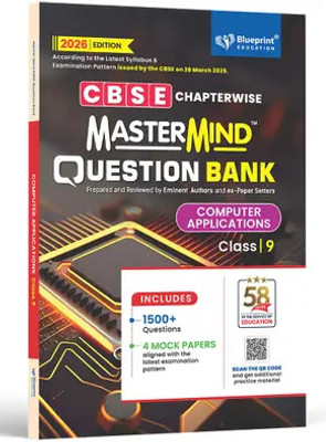 Mastermind CBSE Question Bank Class 9 Computer Application Exam 2026(paperbackl, Blueprint Editorial Board)