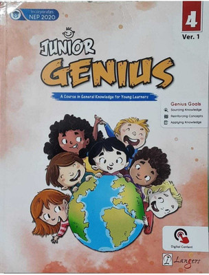 Junior Genius For Class - 4 Ver.1 (A Course In General Knowledge For Young Learners)(Paperback, Ajay Poonia)