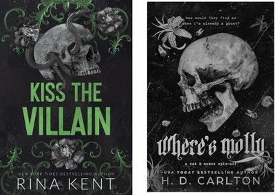 Kiss The Villain +where's Molly(Paperback, H.D.carlton, Rina kent)