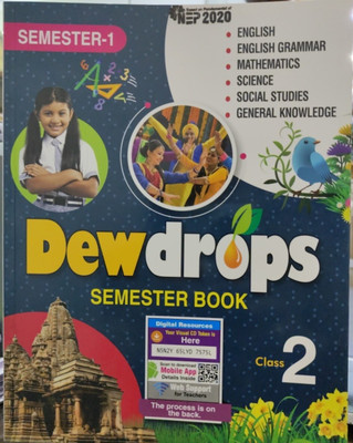 Dew Drops Semester Book Class - 2 Sem - 1(Paperback, T)