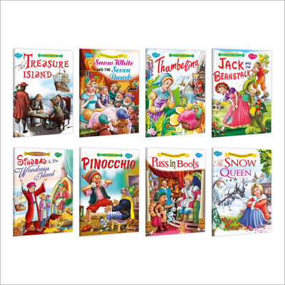 5 Minutes Fairy Tales Bookset: Giftset Of 8 Board Books For Children (Abridged And Retold) Board Book | Super Jumbo Combo For Collecters And Library Story Books(Board Book, Manoj Publications)