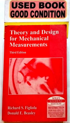 Theory And Design For Mechanical Measurements(Paperback, RICHARD S. FIGLIOLA, DONALD E. BEASLEY)