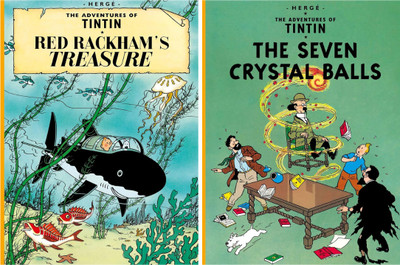 The Adventures Of Tintin: Red Rackham's Treasure + The Seven Crystal Balls : 2 Title Paperback Combo Set(Paperback, Herge)