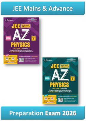 Cengage JEE (Main And Advanced) A To Z Physics: Part 1 + Part 2 (2 Books Set)(Paperback, CENGAGE LEARNING EXPEART TEAM)