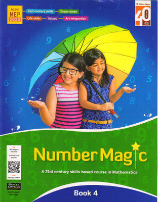 Number Magic Book - 4 (A 21st Century Skills-Based Course In Mathematics)(Paperback, SUNITA ARORA)