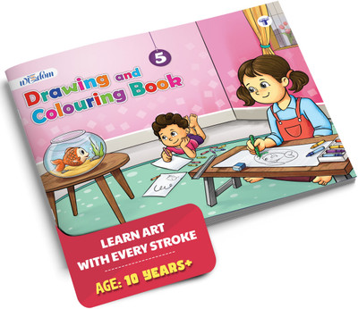 Wisdom Drawing And Colouring Book For Kids | Level 5 | Engaging Activity Book For 10+ Years Old(Paperback, Target Publications)