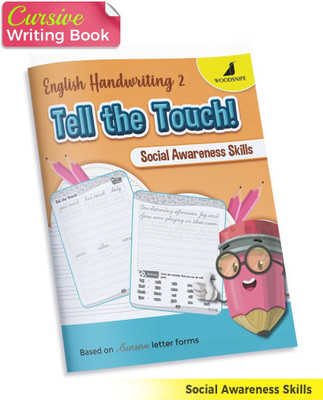 English Cursive Writing Books For 6 To 10 Year Kids | Handwriting Improvement - Tell The Touch | Story Based Practice Activities For Children(Paperback, Woodsnipe Publishing House)