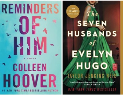 The Seven Husbands Of Evelyn Hugo + Reminders Of Him Set Of 2 Books(Paperback, Colleen hoover, Taylor jenkins) The Seven Husbands Of Evelyn Hugo + Reminders Of Him Set Of 2 Books(Paperback, Colleen hoover, Taylor jenkins)