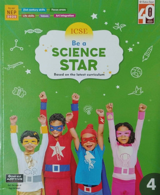 Icse Bea Science Star Based On The Latest Curriculum Class 4(Pepper back, Varinder puri)