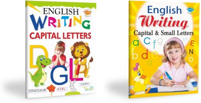 English Writing Capital Letters and Capital & Small Letters for Kids : Writing Books for Kids, Capital and Small Letter Book for Kids, Learning Books for Kids | Combo of 2 English Learning Books(Paperback, SAWAN)