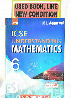 ICSE UNDERSTANDING MATHEMATICS Class-6 (Old Book)(Paperback, M.L. Aggarwal)