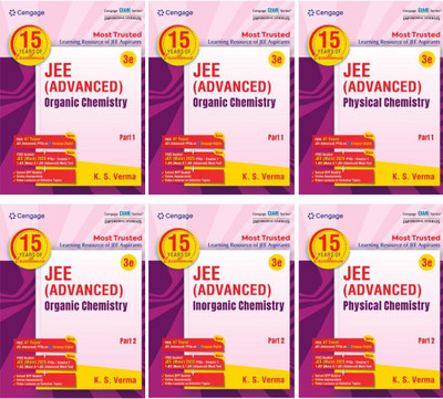 Cengage - JEE Advanced Chemistry By K. S. Verma - Organic Chemistry : Part 1 + Part 2 , Inorganic Chemistry : Part 1 + Part 2 , Physical Chemistry : Part 1 + Part 2 - Combo Set Of 6 Books - New 3rd Edition 2025(Paperback, k.s verma) Cengage - JEE Advanced Chemistry By K. S. Verma - Organic Chemistry : Part 1 + Part 2 , Inorganic Chemistry : Part 1 + Part 2 , Physical Chemistry : Part 1 + Part 2 - Combo Set Of 6 Books - New 3rd Edition 2025(Paperback, k.s verma)