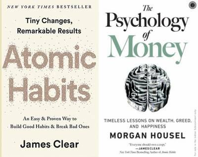 Atomic Habits + The Psychology Of Money Set Of 2 Books