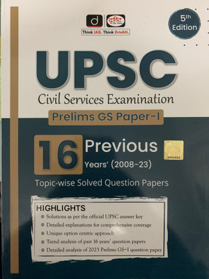 Drishti UPSC Prelims GS Paper-1 16 Years (2008-2023)(Paperback, Drishti Experts)
