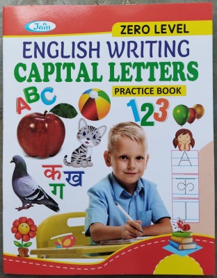 ENGLISH WRITING CAPITAL LETTERS - PRACTICE BOOK For Kids (Zero Level) , Children, Writing Book For Kids(Paperback, Big Book Bazar Publication)