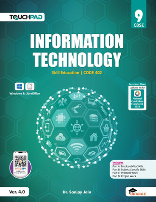 Touchpad Information Technology Skill Education, Code 402, Class 9th |(Paperback, Dr. Sanjay Jain)