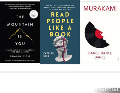 Combo Set . Read People Like Book + Murakami Dance Dance + The Mountain Is You + Combo Set Of 3 Books(Paperback, Pvt India) Combo Set . Read People Like Book + Murakami Dance Dance + The Mountain Is You + Combo Set Of 3 Books(Paperback, Pvt India)