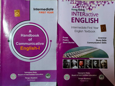 INTERactive English - Intermediate First Year English Textbook & A Hand Book Of Communicative English-I (2Books Combo 2023 New Edition)(Paperback, A.Parankusham)