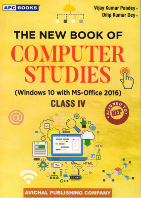 Apc The New Book Of Computer Studies Class - 4
(Windows 10 With Ms-Office 2016)(Paperback, Vijay Kumar Pandey, Dilip Kumar Dey)
