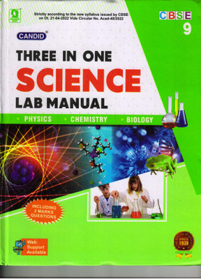 Candid Three In One Science Lab Manual CBSE Pattaren Class 10th 2023 Edition(paperpack, Pardeep Singh)