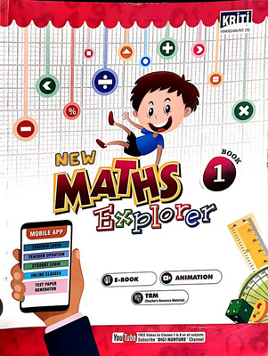Kriti New Maths Explorer Book Class 1(Paperback, Lawrence D'Souza)