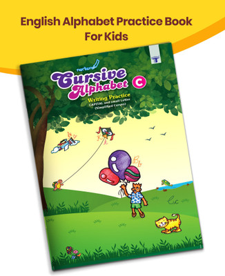 Nurture English Alphabet Book For Kids | Part C | Cursive Alphabet Practice Book | 5 To 8 Year Old | Practice Writing Capital And Small Letters For Children | Simplified Curves(Paperback, Target Publications)